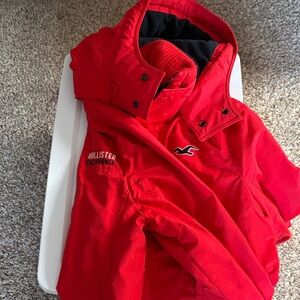 Hollister Bright Red Jacket
